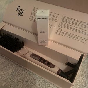 L’ange hairbrush straightener new